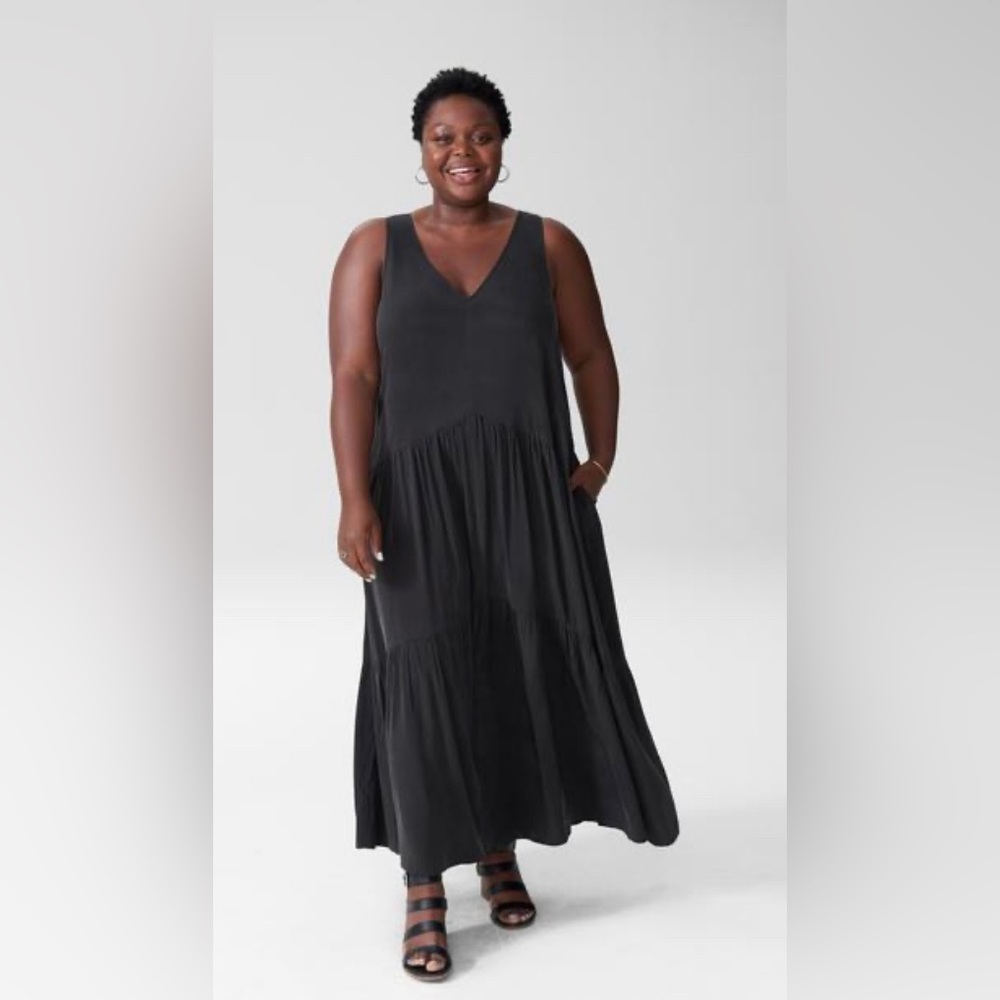 NWT XS Emily Cupro maxi dress